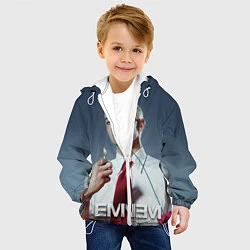 Куртка с капюшоном детская Eminem Fire, цвет: 3D-белый — фото 2