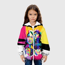 Куртка с капюшоном детская The Beatles: Poly-art, цвет: 3D-белый — фото 2