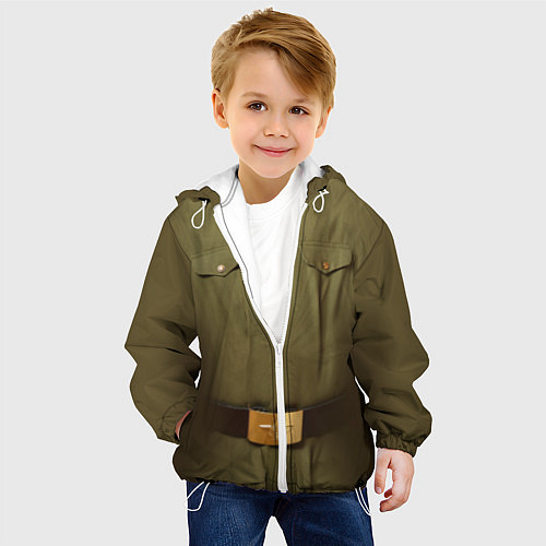Детская куртка Униформа солдата / 3D-Белый – фото 4
