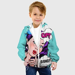 Куртка с капюшоном детская PO ART, цвет: 3D-белый — фото 2