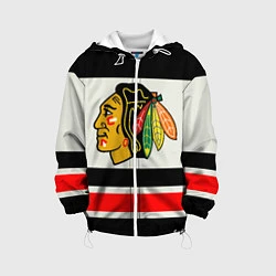 Куртка с капюшоном детская Chicago Blackhawks, цвет: 3D-белый