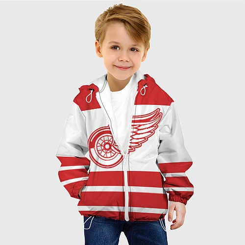 Детская куртка Detroit Red Wings / 3D-Белый – фото 4