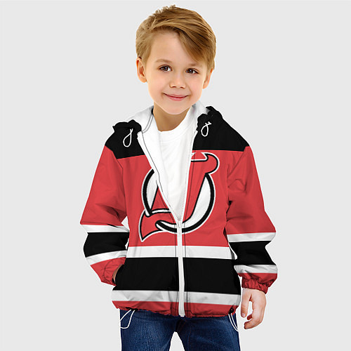 Детская куртка New Jersey Devils / 3D-Белый – фото 4