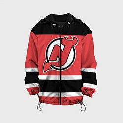 Куртка с капюшоном детская New Jersey Devils, цвет: 3D-черный