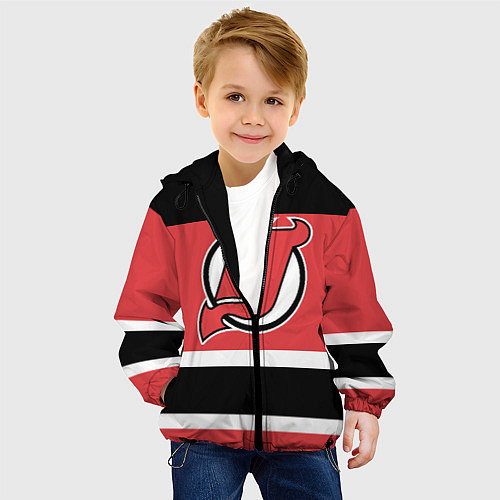 Детская куртка New Jersey Devils / 3D-Черный – фото 4