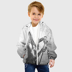 Куртка с капюшоном детская Мишонн, цвет: 3D-белый — фото 2