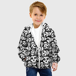 Куртка с капюшоном детская Misfits Pattern, цвет: 3D-белый — фото 2