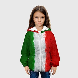 Куртка с капюшоном детская Italian, цвет: 3D-белый — фото 2