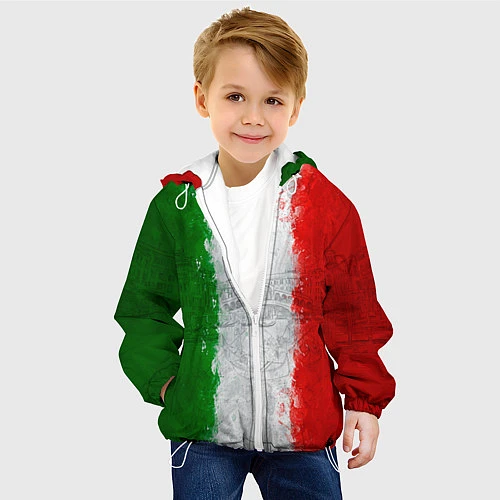Детская куртка Italian / 3D-Белый – фото 4