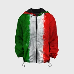 Куртка с капюшоном детская Italian, цвет: 3D-черный