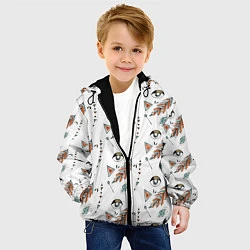 Куртка с капюшоном детская Магия, цвет: 3D-черный — фото 2
