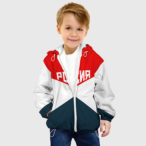Детская куртка Форма России / 3D-Белый – фото 4