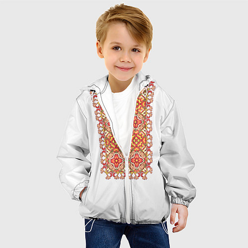 Детская куртка Вышивка 2 / 3D-Белый – фото 4