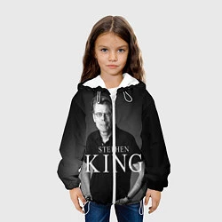 Куртка с капюшоном детская Стивен Кинг, цвет: 3D-белый — фото 2