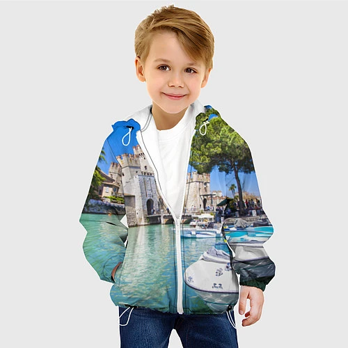 Детская куртка Италия / 3D-Белый – фото 4