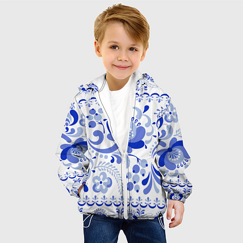 Детская куртка Гжель 2 / 3D-Белый – фото 4
