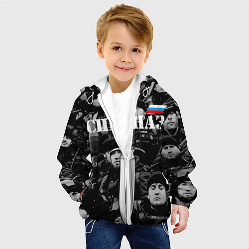 Детская куртка Спецназ России / 3D-Белый – фото 4