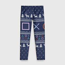 Леггинсы для девочки Winter PS, цвет: 3D-принт