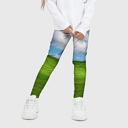 Леггинсы для девочки Заставка Windows, цвет: 3D-принт — фото 2