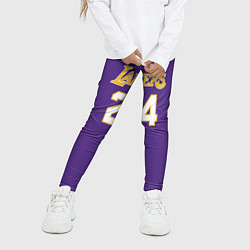 Леггинсы для девочки Los Angeles Lakers Kobe Brya, цвет: 3D-принт — фото 2