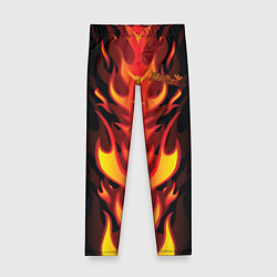 Леггинсы для девочки Judas Priest, цвет: 3D-принт