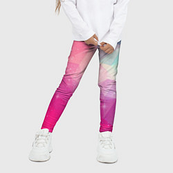 Леггинсы для девочки ВСЕЛЕННАЯ, цвет: 3D-принт — фото 2