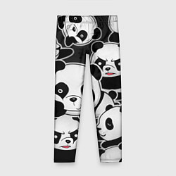 Леггинсы для девочки Смешные панды, цвет: 3D-принт