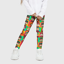 Леггинсы для девочки Аниме Южный парк, цвет: 3D-принт — фото 2