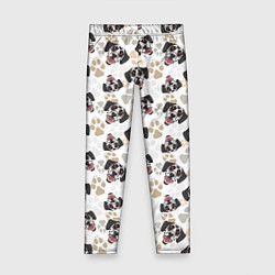 Леггинсы для девочки Далматинец Dalmatian, цвет: 3D-принт
