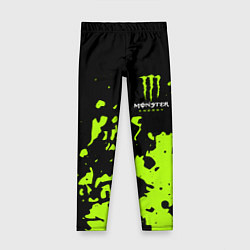 Детские легинсы Monster Energy green