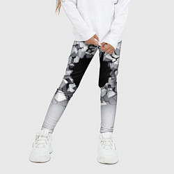 Леггинсы для девочки Portal 2099, цвет: 3D-принт — фото 2