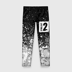 Леггинсы для девочки DYING LIGHT 2 - Краски, цвет: 3D-принт