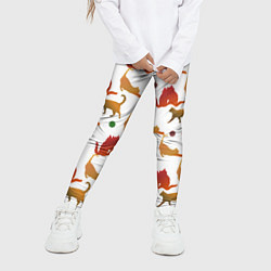 Леггинсы для девочки Cats cats cats, цвет: 3D-принт — фото 2