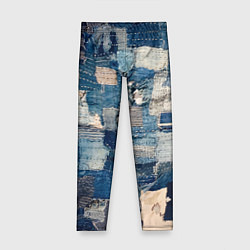 Детские легинсы Patchwork Jeans Осень Зима 2023