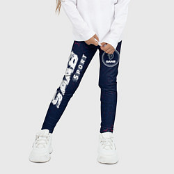 Леггинсы для девочки СААБ SAAB Sport Графика, цвет: 3D-принт — фото 2