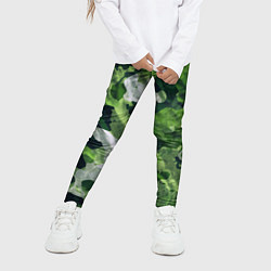 Леггинсы для девочки Camouflage Pattern Камуфляж Паттерн, цвет: 3D-принт — фото 2