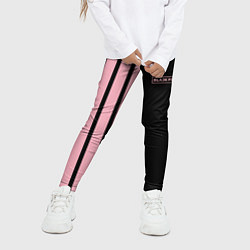 Леггинсы для девочки BLACKPINK HALF BLACK-PINK MINI LOGO, цвет: 3D-принт — фото 2