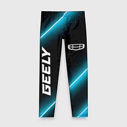 Леггинсы для девочки Geely Неоновые Лампы, цвет: 3D-принт