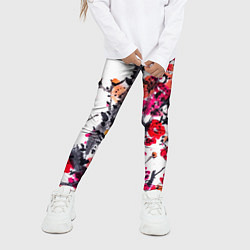 Леггинсы для девочки Живописная ветка сакуры, цвет: 3D-принт — фото 2