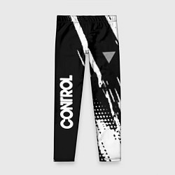 Леггинсы для девочки Control Logo, цвет: 3D-принт
