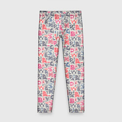 Детские легинсы Буквы и солнце