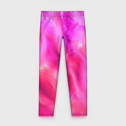 Леггинсы для девочки Pink abstract texture, цвет: 3D-принт