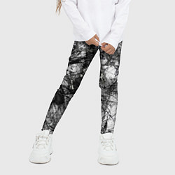 Леггинсы для девочки Белый лес камуфляж, цвет: 3D-принт — фото 2