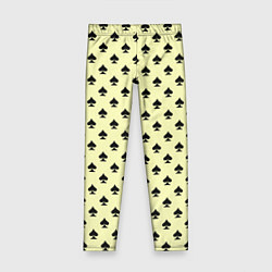 Детские легинсы Пиковая масть светло-жёлтый