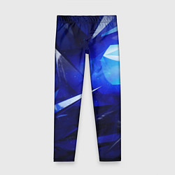 Детские легинсы Black and blue abstract background sport style