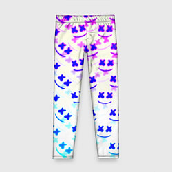 Леггинсы для девочки Marshmello pattern neon, цвет: 3D-принт
