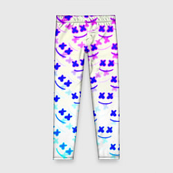 Детские легинсы Marshmello pattern neon