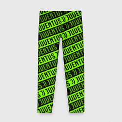 Детские легинсы Juventus green pattern sport