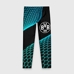 Леггинсы для девочки Borussia football net, цвет: 3D-принт