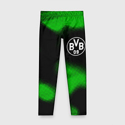 Леггинсы для девочки Borussia sport halftone, цвет: 3D-принт